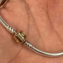 Pandora Gold Clasp Bracelet 