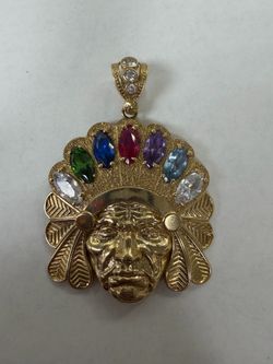 10K YELLOW GOLD PENDANT