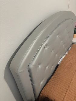 Champagne Grey FULL Size bed & frame