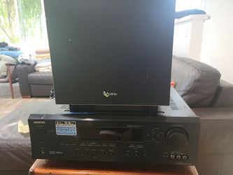Onkyo 6.1ch 75 w/ch receiver and with infinity subwoofer
