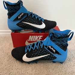 Nike Alpha Menace Elite 2 Carolina Panthers Blue Football Cleats