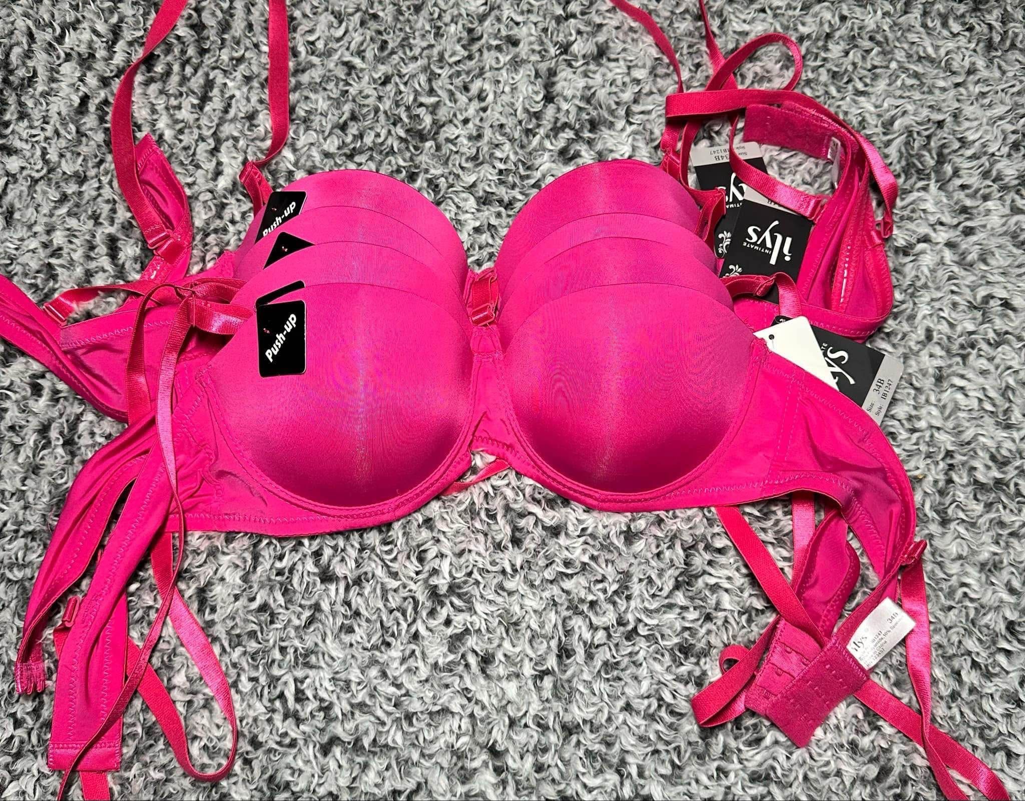 4 pack ilys Multi-Way Push-Up Bras (34B) (NEW WITH TAGS)