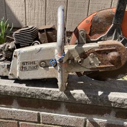 Stihl TS 350. Concrete Cutting Saw