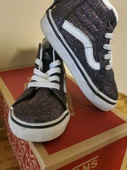 Vans Hi Top Glitter Black