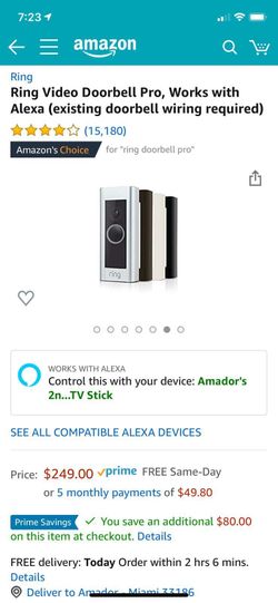 Ring doorbell pro