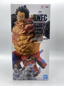 BWFC One Piece Monkey D Luffy Gear 4 Figure Bandai