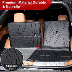 All Weather TPE Cargo Liner with Backrest Mat for Hyundai Palisade Trunk