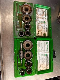 Green Lee Hole Cutters