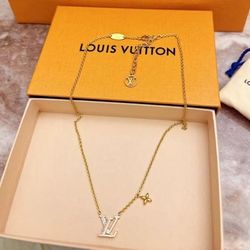 Full Diamond Metal Crystal Necklace Women Gold