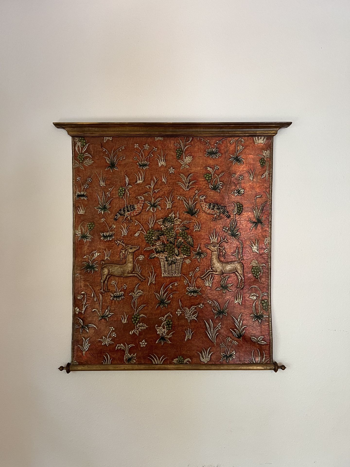 Antique Leather Wall Art