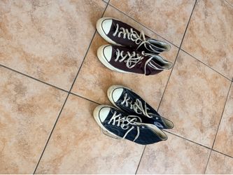 Converse sz 13($20 kith pair + $15 Nortre pair)