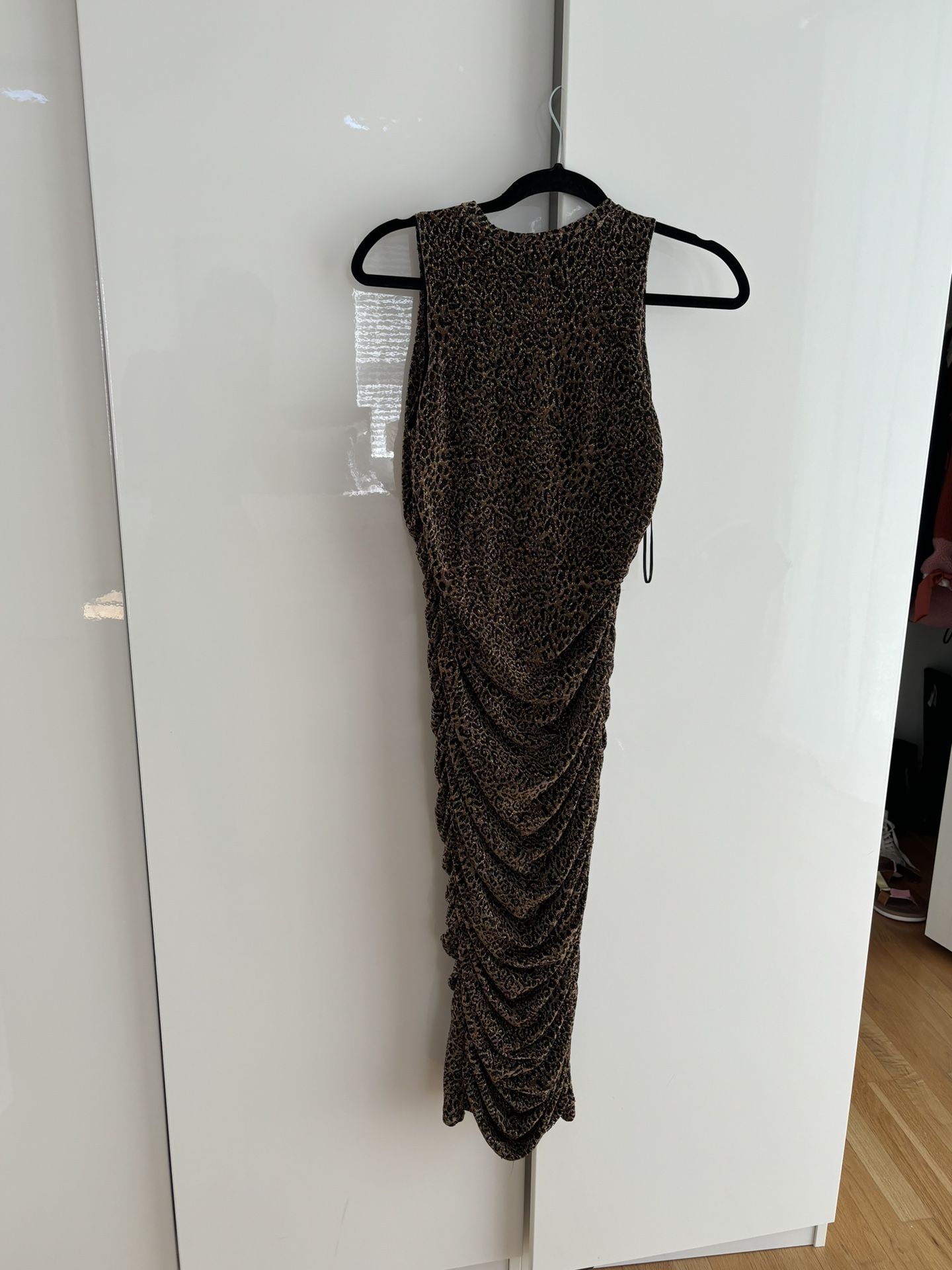 Gold Leopard Dress Size S