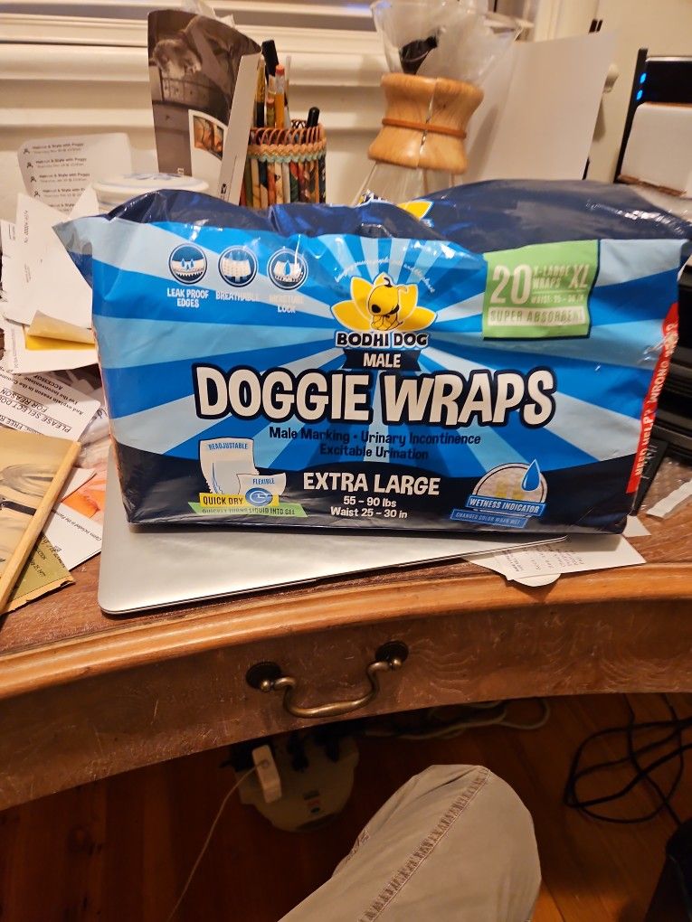 Doggie Wraps. Extra Large. MALE