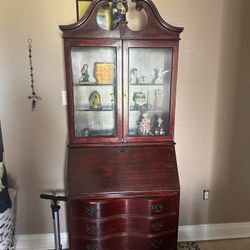 Antique Cherry Secretary Desk by Monitor Furniture Co.