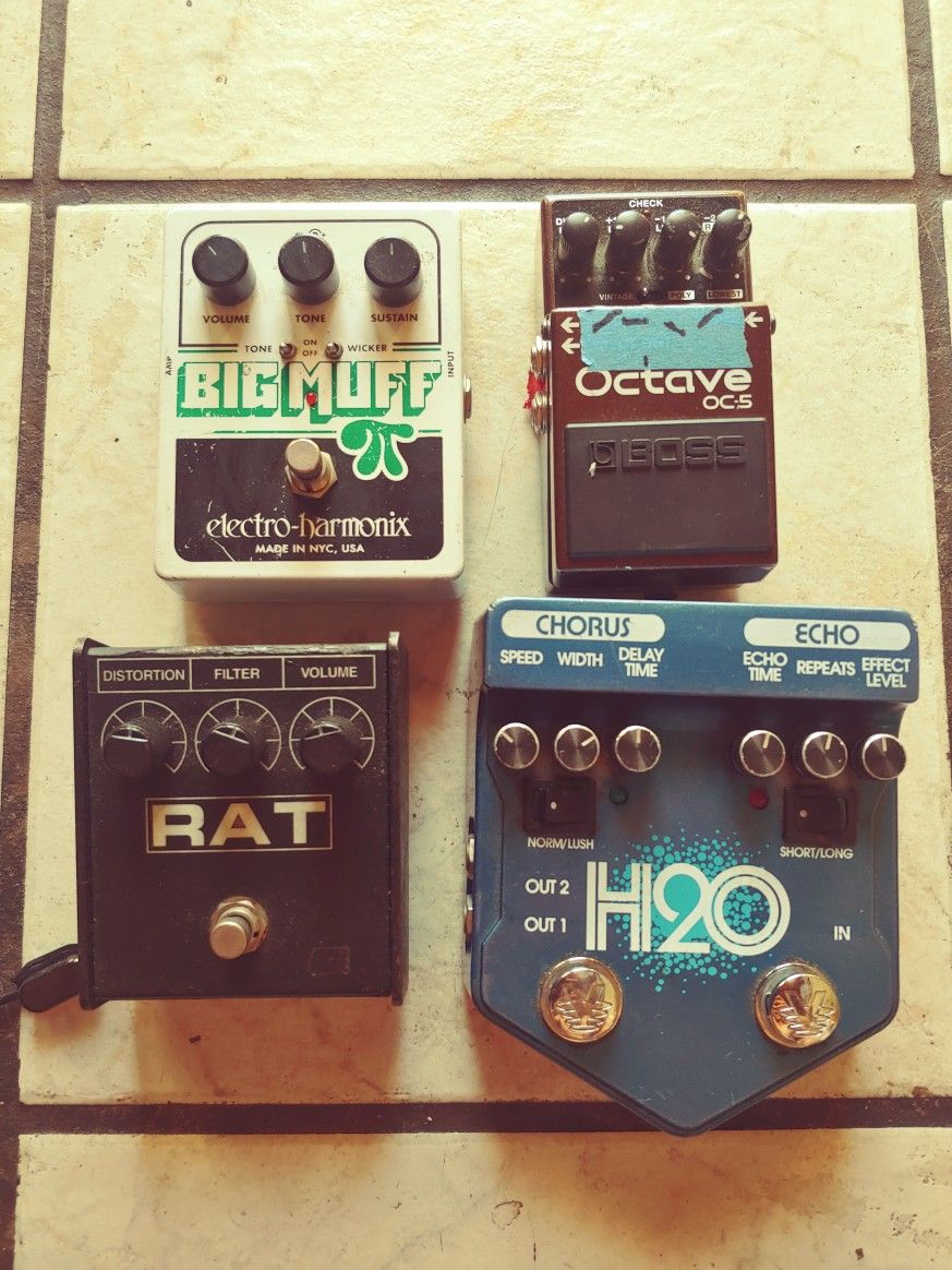 Guitar pedals