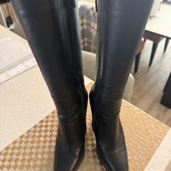 Balenciaga Ladies Black Platform Boots