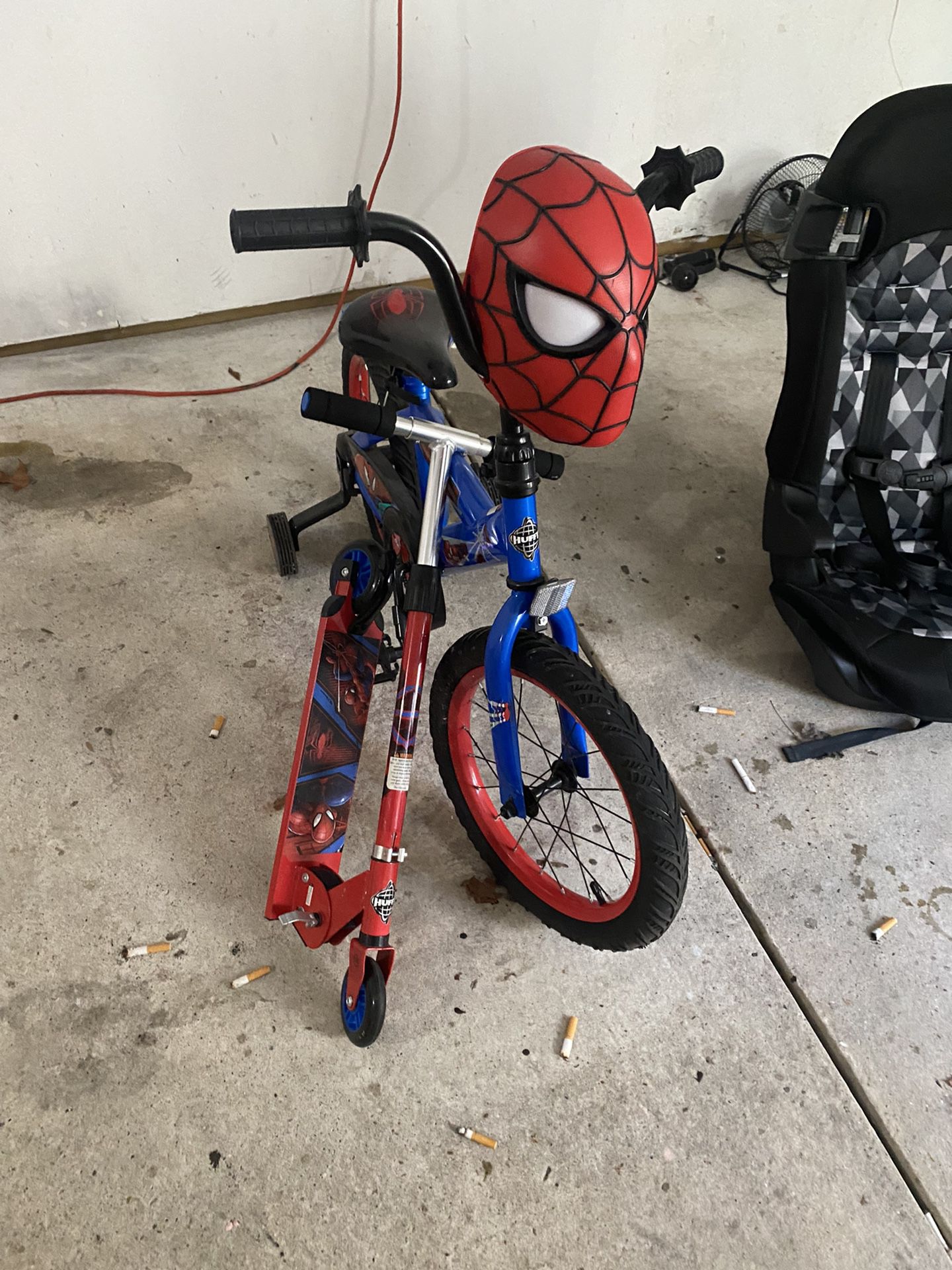 Spider-Man bike Spider-Man scooter