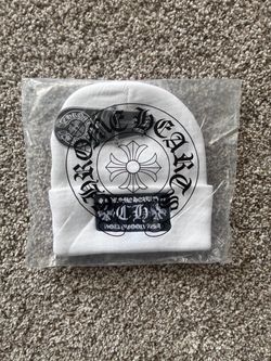 Chrome Hearts White Beanie