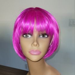 Bright Pink Or Blue Wigs Halloween Priced Separately PRICE Is Firm Cash Only 