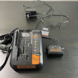Black + Decker 20v Chargers