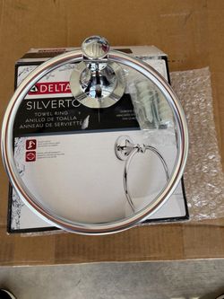Delta Silverton Chrome Towel Ring