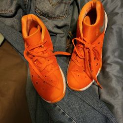Orange Nike Shoes Sz 8