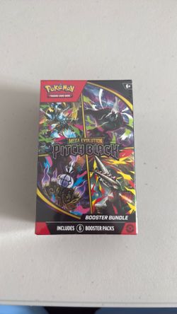 Mega Evolution Pitch Black - Booster Bundle | includes 6 booster packs