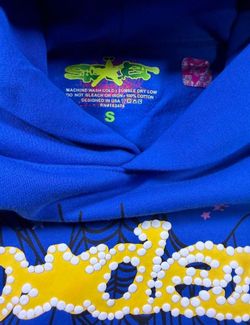 Spider Worldwide Blue Hoodie Size Small