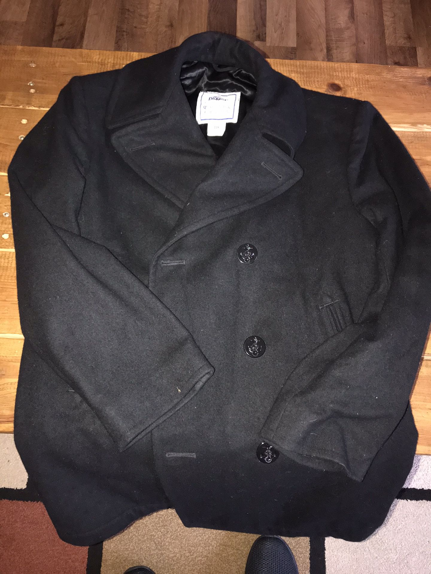 Navy Sea Bag w/19 Pieces - Peacoat, Gortex Jacket, Uniforms..