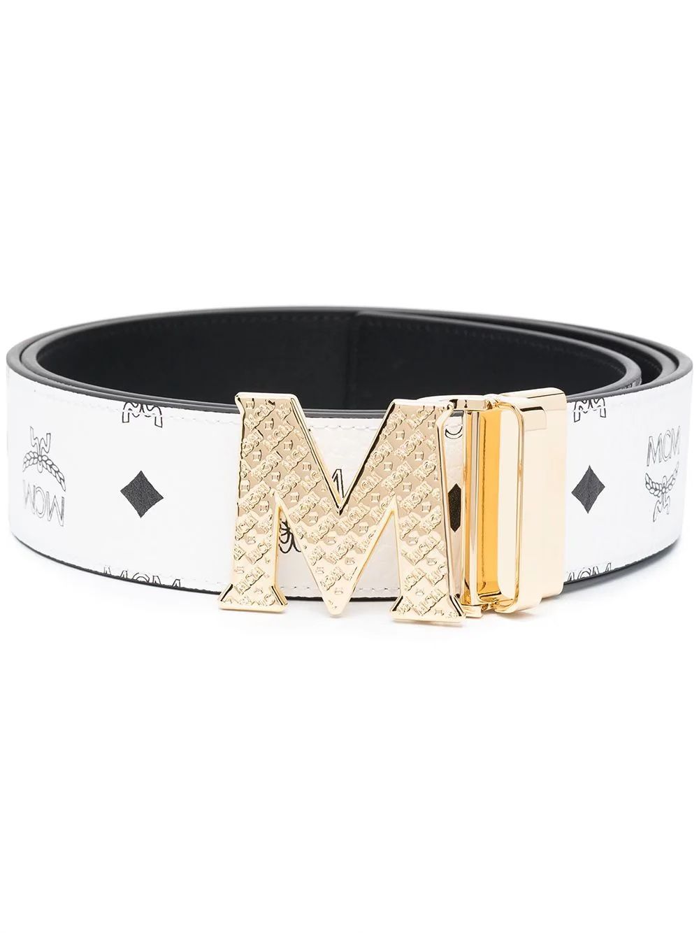 Reversible White MCM Belt