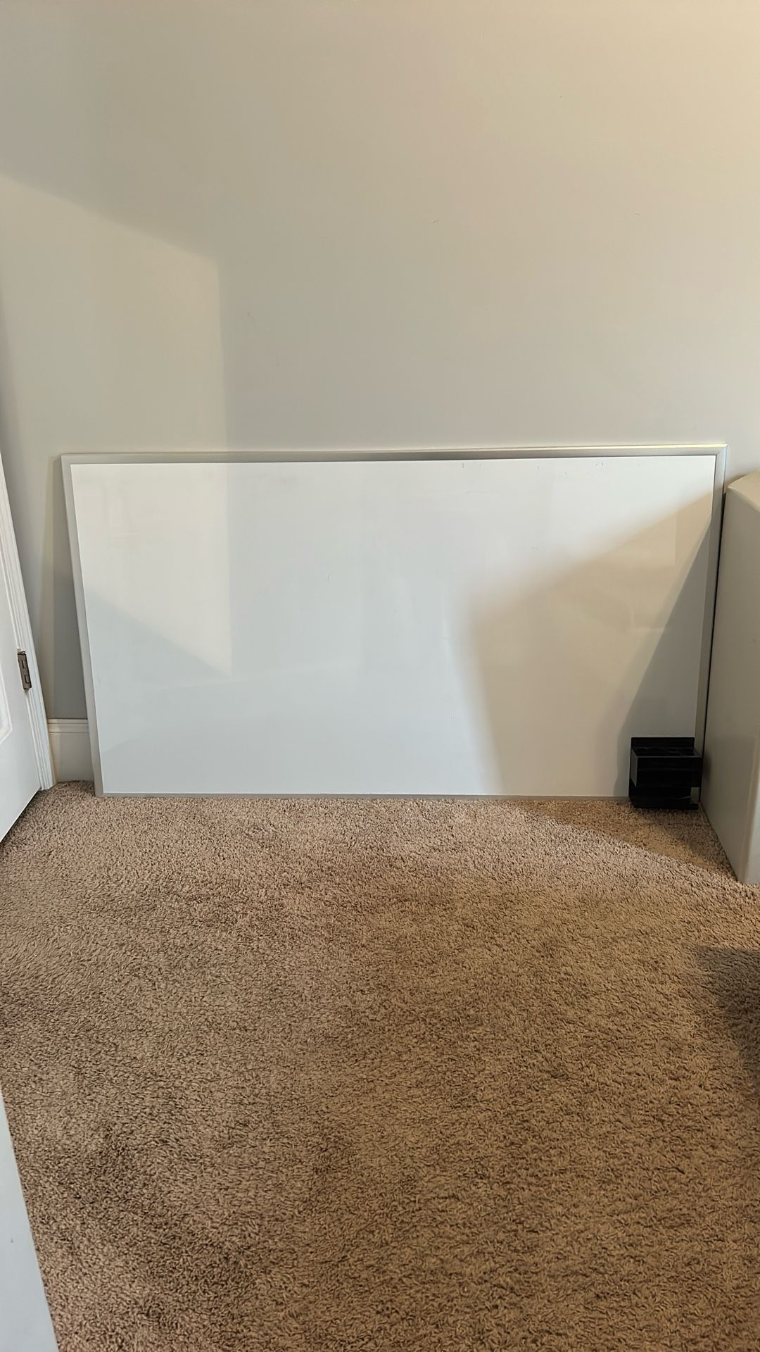 Wall Hanging White Board W/marker Holder