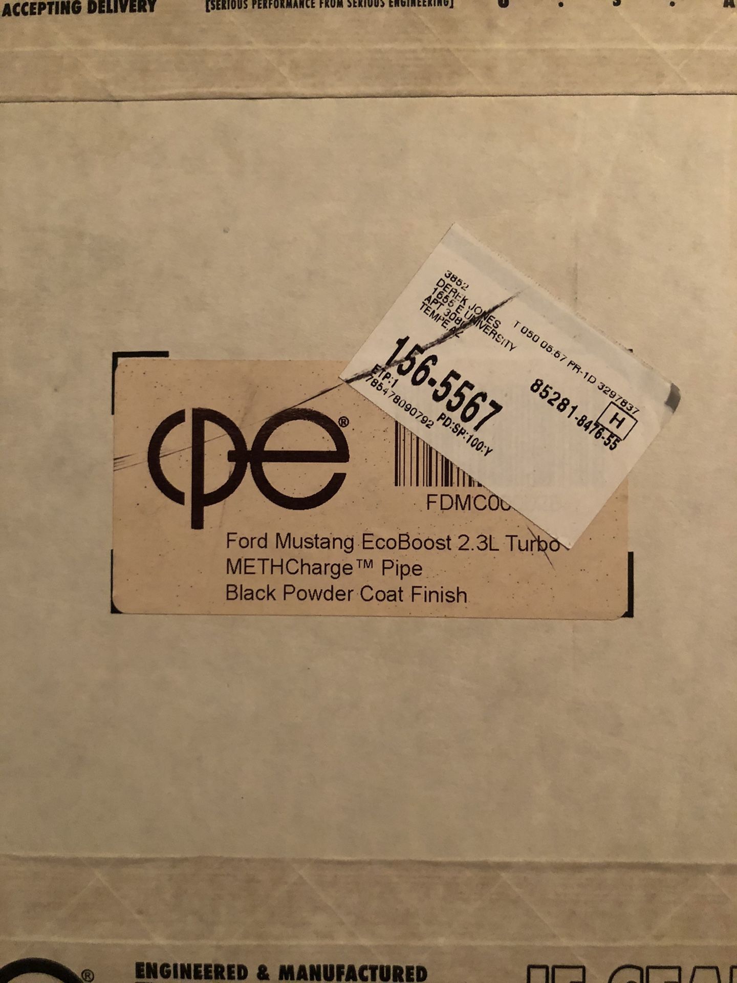 Mustang Ecoboost Charge Pipe
