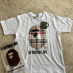 Burberry X Bape T Shirt Size S