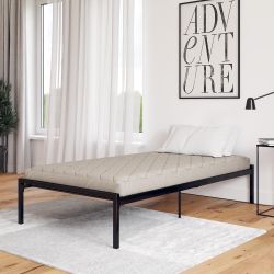 DHP Value 6 Inch Thermobonded Polyester Filled Quilted Top Bunk Bed Mattress, Twin, Gray Soft Grey - 6" Twin