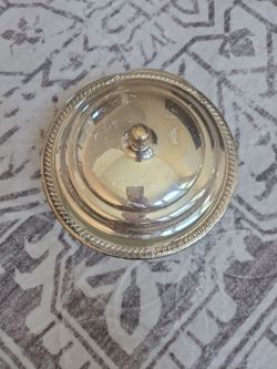 Vintage Sheffield Silver Co Serving Bowl Dish with Lid Model 1118