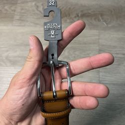 Allen Edmonds Belt Manistee SZ. 32 New With Tag Color Walnut