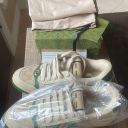 Gucci Screener Sneakers - Size 8 (US) New
