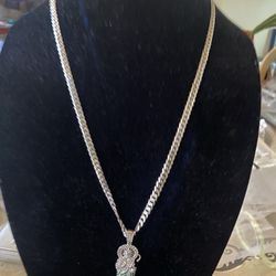 Cadena Con Dije Silver 9.25