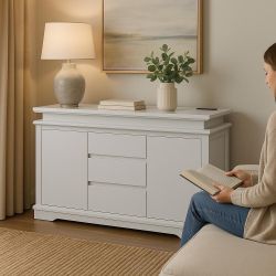 Sideboard Buffet Storage Cabinet Tv Stand Table With Led Light