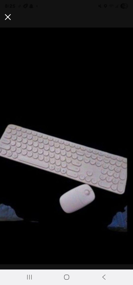 Pink Wireless Bluetooth And Mouse Used