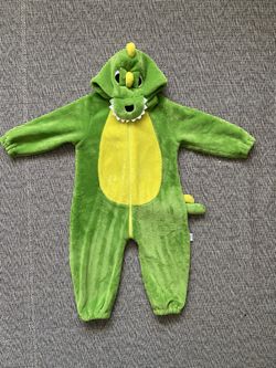 Toddler Green Dinosaur Onesie Costume