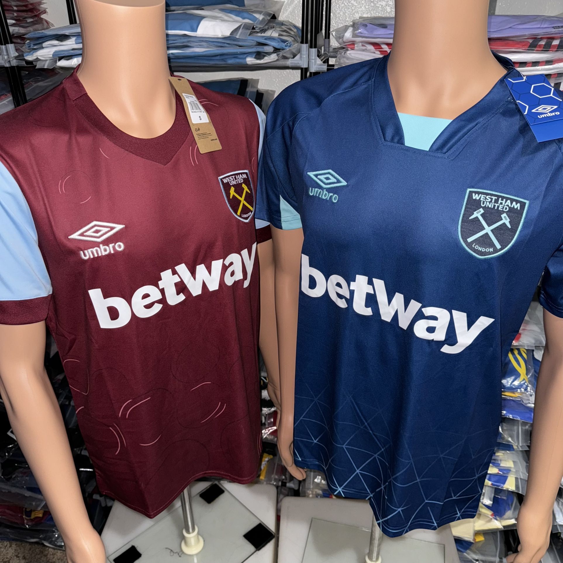 Westham Jersey Brand New Soccer Jerseys, Uniformes De Futbol, Camisas De Futbol, Playeras De Futbol, Soccer Uniforms, Soccer Sets All Sizes Available