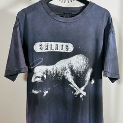 SAINT MICHAEL LAMB T-SHIRT FW23, Visit Our Profile For More Items Available !!!
