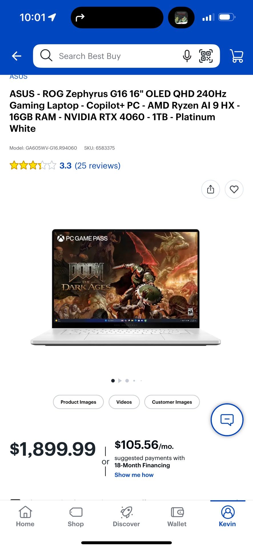 ASUS Rog Zephyrus G16