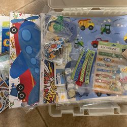Boy themed scrapbook stuff