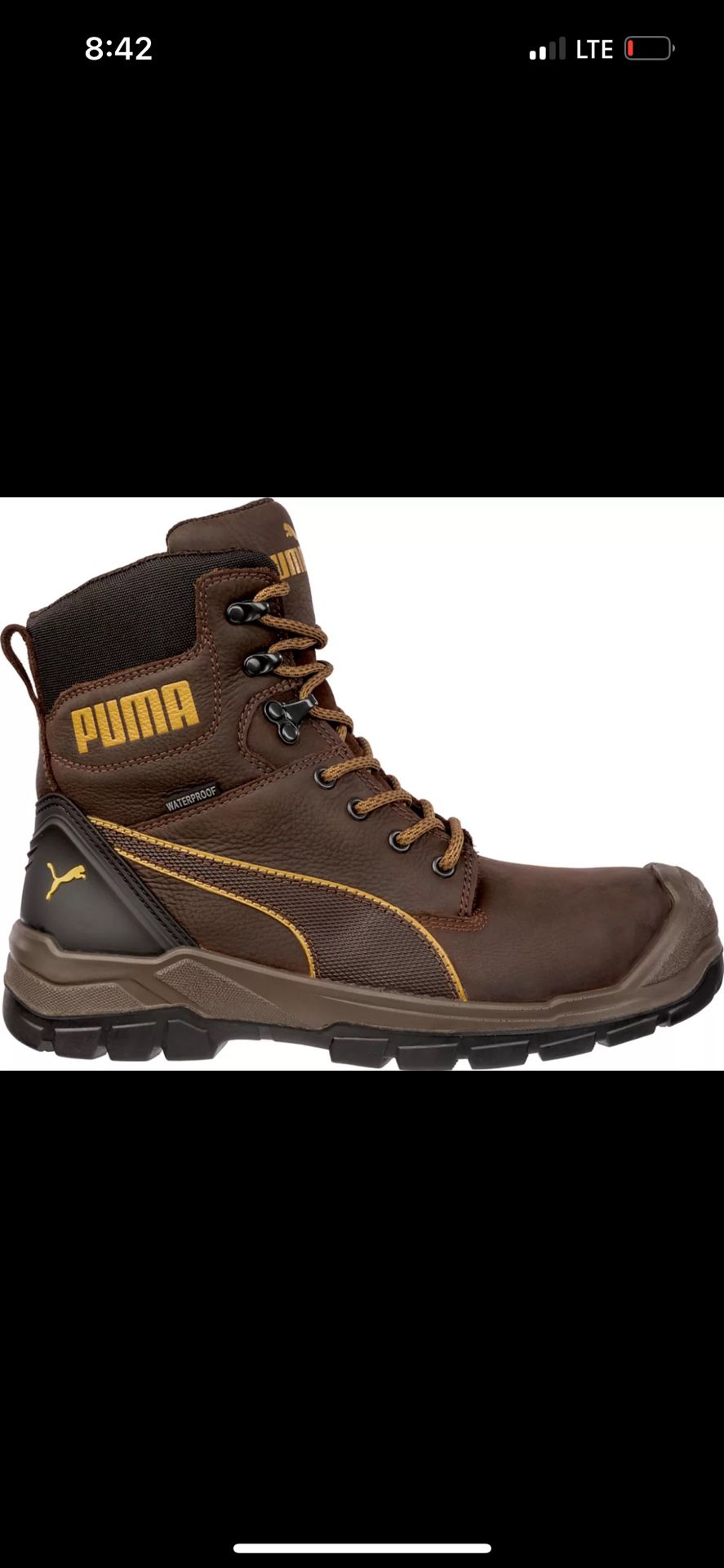 Puma Works Safety Boots Size 9/5