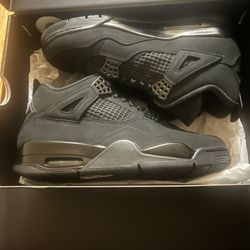 Nike Air Jordan 4 Black Cat (Sz-9) Brand New 100% Authentic 