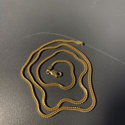 22k Gold Chain Necklace 