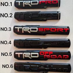 2PCS Door Fender Pro Badge Sport Emblem Left Right Side 3D Sticker Offroad Decal