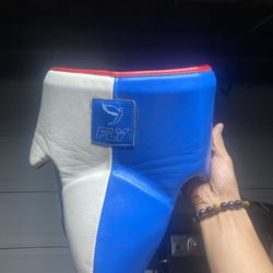 Fly Boxing Groin Guard – Red/White/Blue Colorway